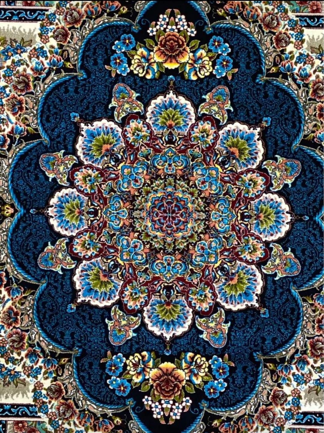 Exquisite Pure Silk Rug Exhibition